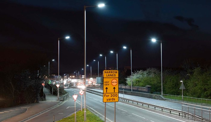 爱尔兰高威LED路灯改造工(gōng)程